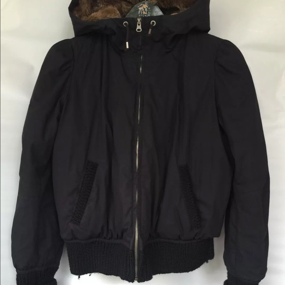 J Crew Women's Puffer  Down Jacket Black Sz S