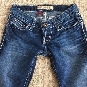 BKE buckle Stella dark wash jeans 23 x 33.5