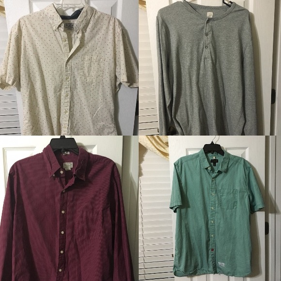 MENS button downs + longsleeve!
