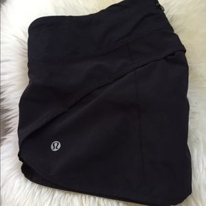 lulu lemon speed shorts-4 way stretch.