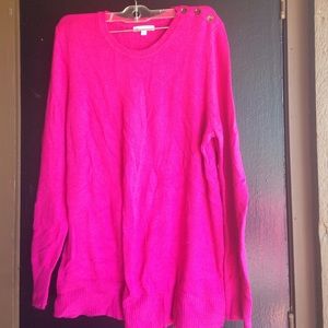 Hot pink sweater