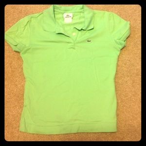 Lacoste collar shirt.