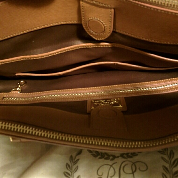 SOLD. SOLDRalph Lauren Newbury Double zip polo tan - Picture 2 of 4