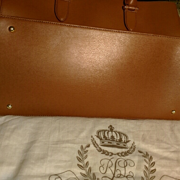SOLD. SOLDRalph Lauren Newbury Double zip polo tan - Picture 3 of 4