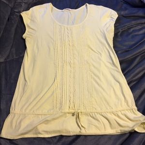 Pale yellow Old Navy top