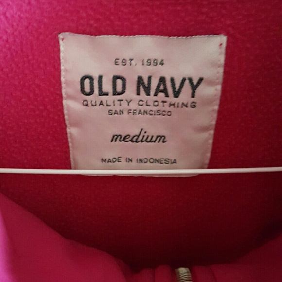 👕OLD NAVY FLEECE JACKET, SIZE MEDIUM - Picture 2 of 4