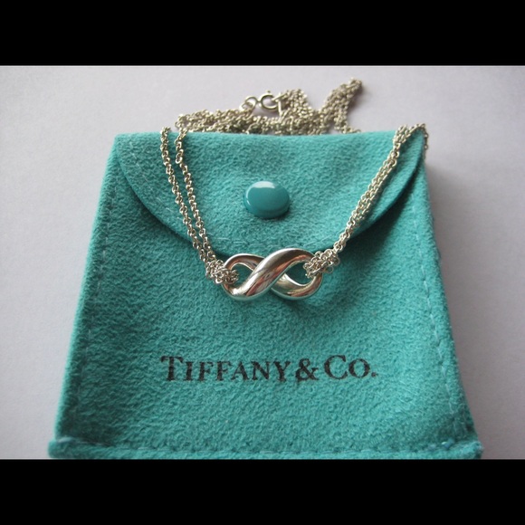 Tiffany and Co. Double Strand Infinity Neclace-16"