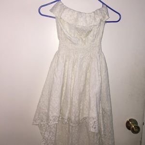 White lace dress