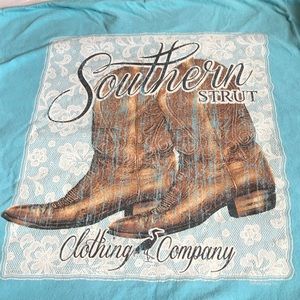 Preppy Tee Southern Strut Comfort Colors tee