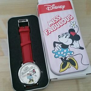 NEW Disney Minnie Mouse Miss Fabulous Watch