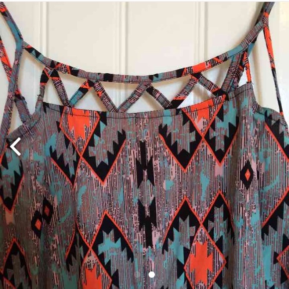 Aztec Print Romper - Picture 2 of 2