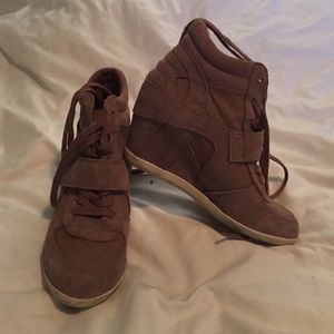 Ash tan wedge sneakers