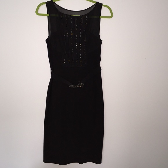 BCBG Maxazria black dress!