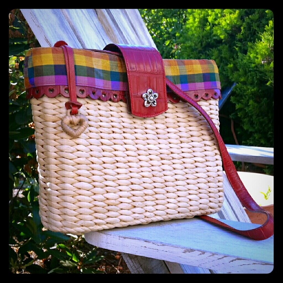 Brighton Handbags - $$SALE$$Brighton Rattan Summer Bag
