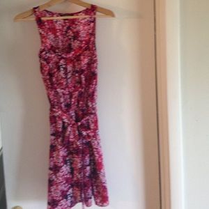 Express pink floral dress