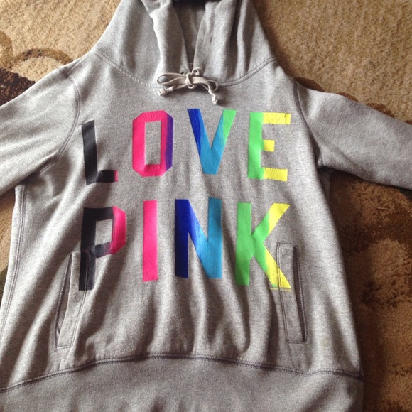 PINK pull over hoodie