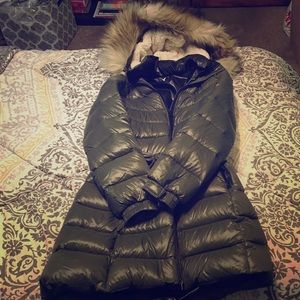 American Eagle Outfitters Olive Coat XS