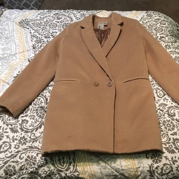 Beige Peacoat Small - Picture 1 of 4