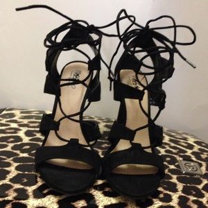 Lace up heels