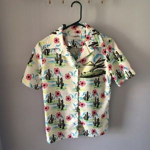 Cool cactus print shirt