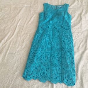 Turquoise Antonio Melani summer dress