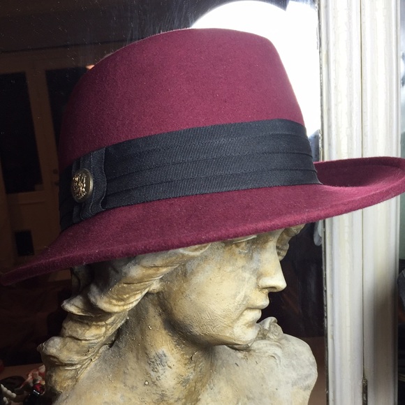Fossil Maroon Fedora - Picture 3 of 3
