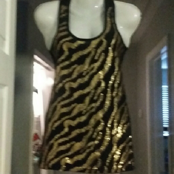 Sequin tank top