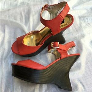 Material Girl Wooden Wedges