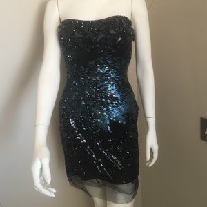 jovani strapless dress