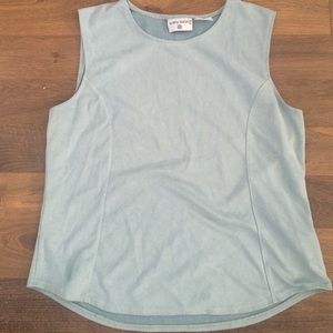 Kathy Ireland Suede Shell Tank