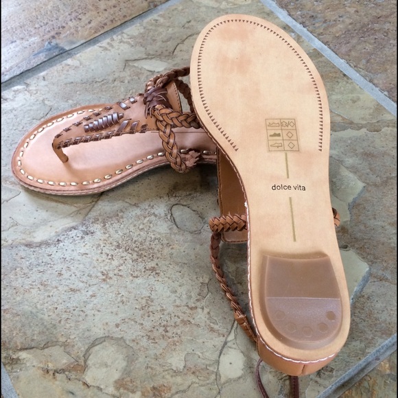 🍃💕NIB Dolce Vita Leather Gladiator Sandal - Picture 3 of 4