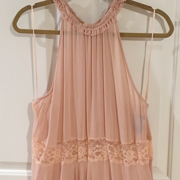 | Free People | Blush Pink Lace Dress - Picture 3 of 4