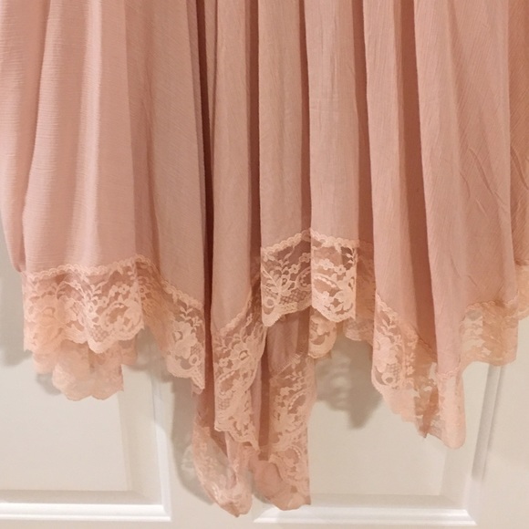 | Free People | Blush Pink Lace Dress - Picture 4 of 4