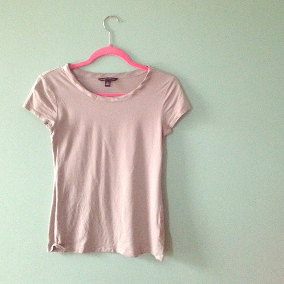 Banana Republic silk collar tee - Picture 1 of 3