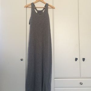 Grey Maxi Dress with Built in Support