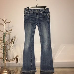 Like New Miss Me Buckle Jeans 27 Bootcut Slim