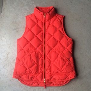 J. Crew Excursion Quilted Down Puffer Vest Sz S