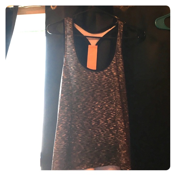 Black silky tank-top