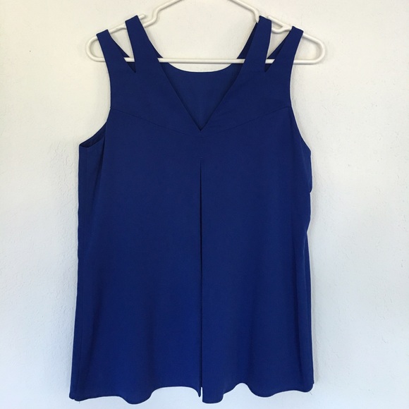 Banana Republic double strap sleeveless blouse
