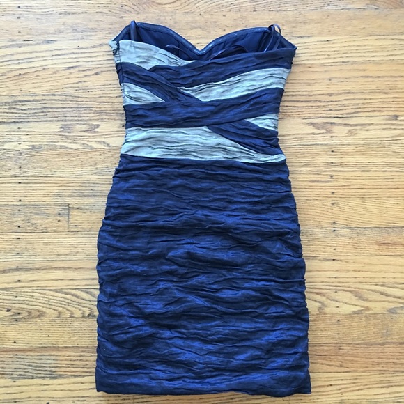 BCBG MaxAzaria Crepe Mini Dress - Picture 2 of 4