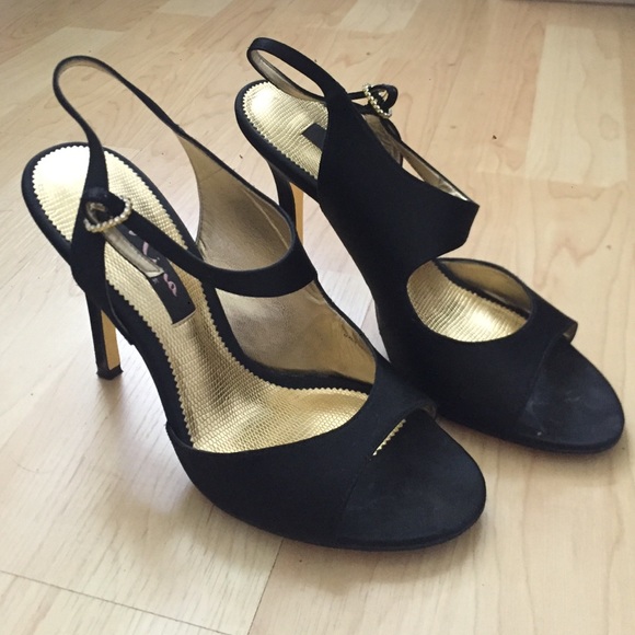 Nina satin heels