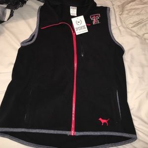 Brand New Texas Tech fleece vest.