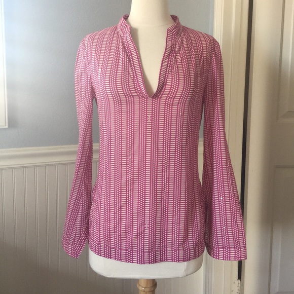 Tory Burch Pink Stephanie Tunic