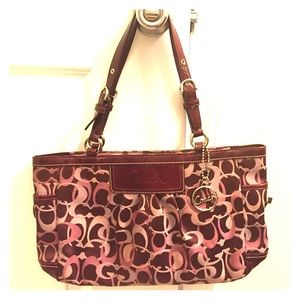 Maroon Coach Bag