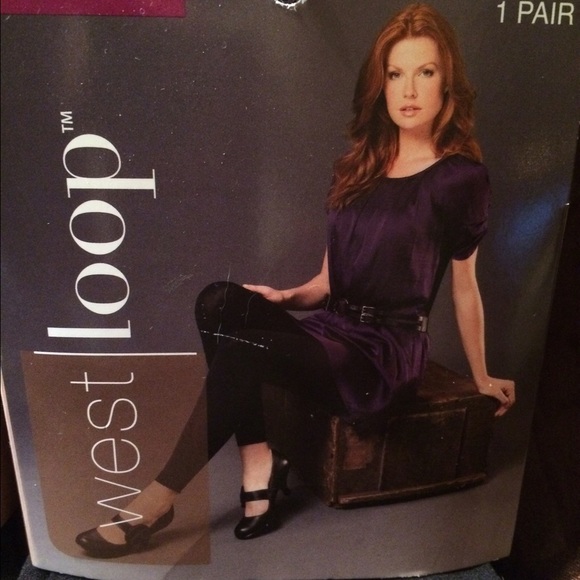 SOLD-Tights Footless-Control Top - Picture 2 of 2