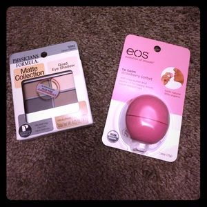 Eyeshadow and lip balm bundle