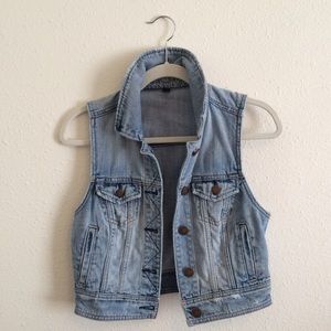 American Eagle Denim Vest