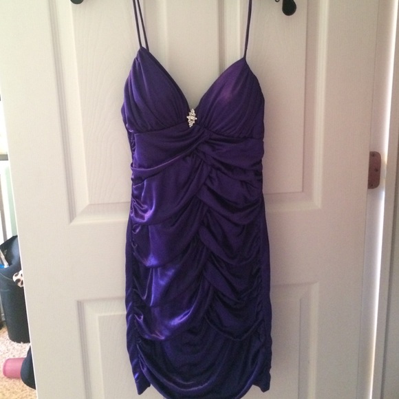 Purple homecoming/prom dress