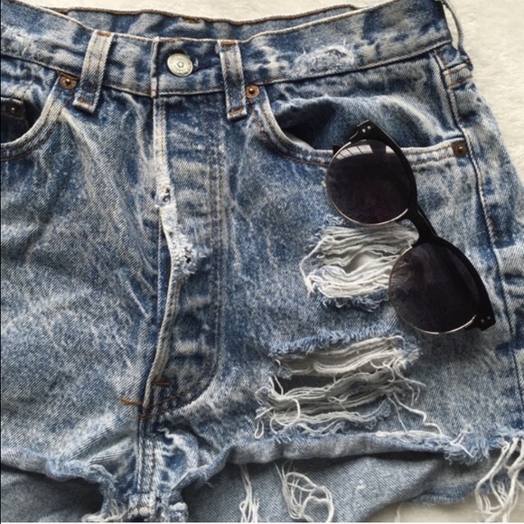 Urban Outfitters Pants - UO Renewal - Levi Denim Shorts