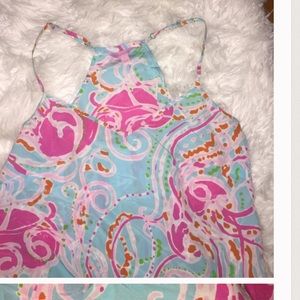 Lilly Pulitzer jellies be jammin tank 100% SILK!!!